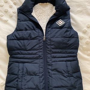 Hollister size xs navy vest